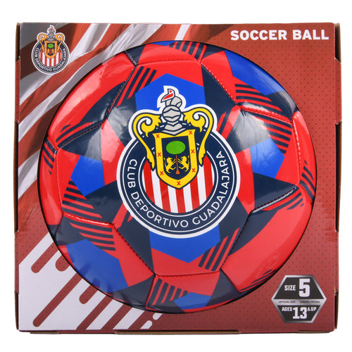 soccer ball chivas red 5 gift box -- 8 per case