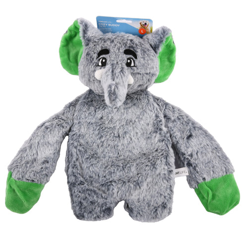 vibrant life pet toy elephant w crinkle paper -- 8 per case