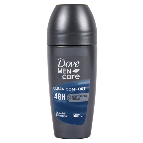 dove men roll on clean comfort 50 ml -- 6 per box