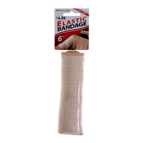 elastic bandage 6 with clips - -  -- 36 per case
