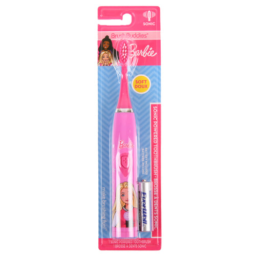 barbie sonic powered toothbrush soft -- 24 per case