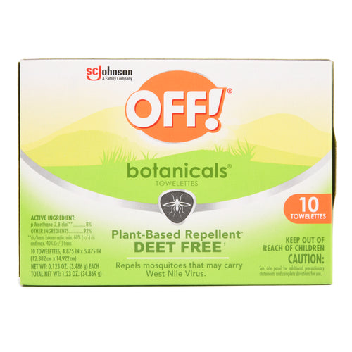 off botanical wipe 10 ct -- 8 per case