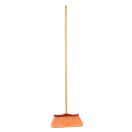 escoba abanico grande w wooden stick -- 12 per case