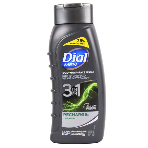 dial men 3 in 1 recharge 20 oz -- 6 per case