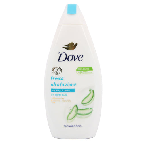 dove body wash fresca idratazione 450 ml -- 12 per case