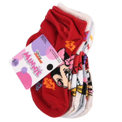 minnie kids socks assorted sz 12-24 months 5 pair -- 60 per case