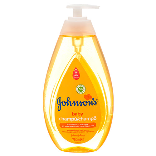 johnson s baby shampoo with pump 750 ml -- 12 per case