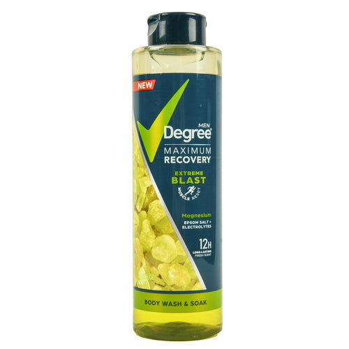 degree men body wash magnesium epsom electrolytes 22 oz -- 4 per case