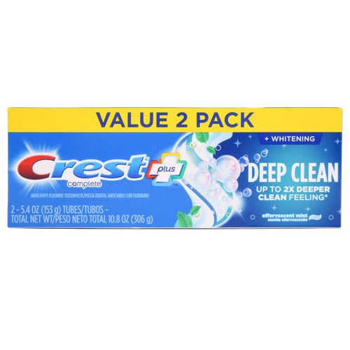 crest plus deep clean 2 pk x 5.4 oz -- 6 per case