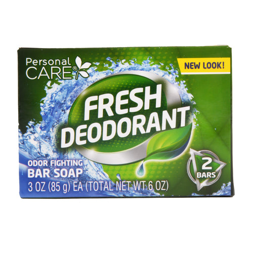 personal care spring fresh bar soap 2 pk -- 12 per case