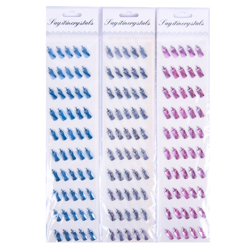 lay it in crystals bottle asst colors -- 12 per box