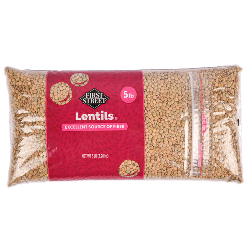 first street lentils 5-lb -- 6 per case