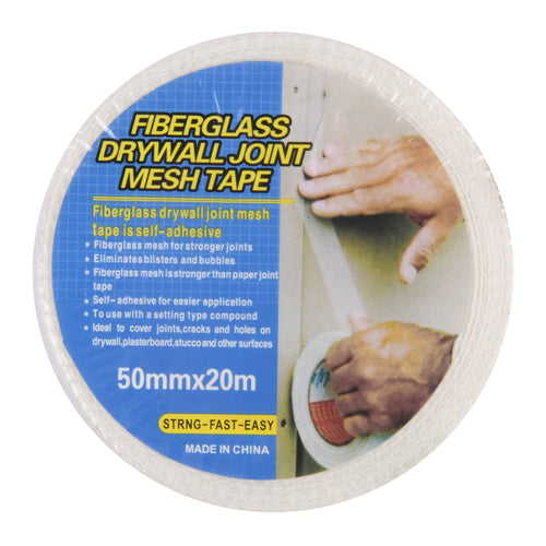 fiberglass drywall joint mesh tape 50mmx20m -- 12 per box