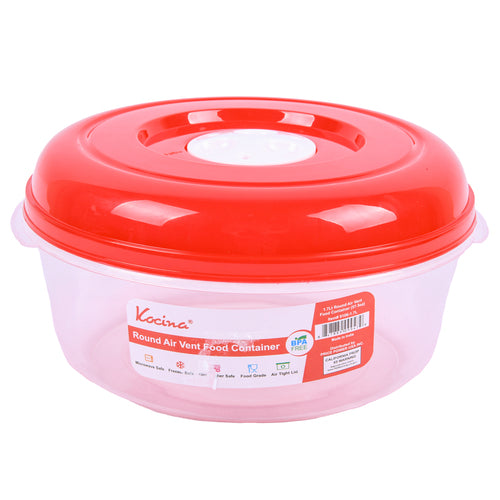 kocina rnd air vent container asst 1.7lt -- 24 per case