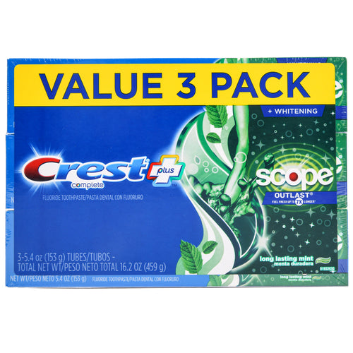 crest w scope minty fresh 3pk x 5.4 oz -- 4 per case