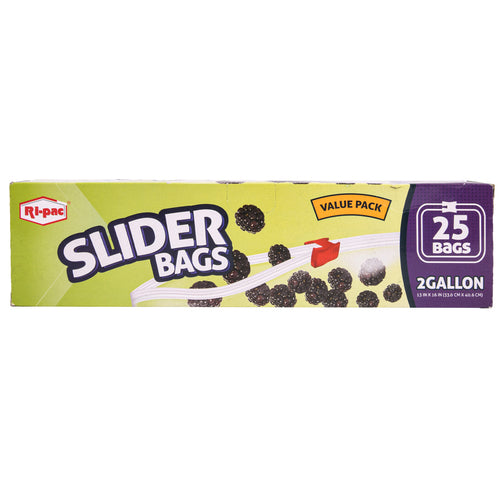 ri-pac slider bags 2gallon 25 ct -- 18 per case
