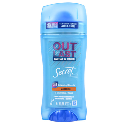 secret outlast argan oil 2.6 oz -- 12 per case