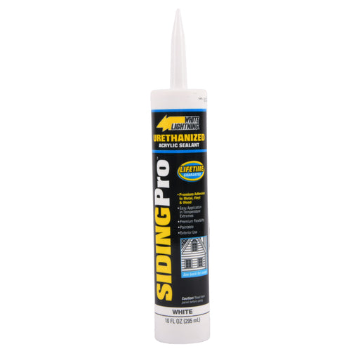 siding pro acrylic sealant urethanized white 10-oz -- 12 per case