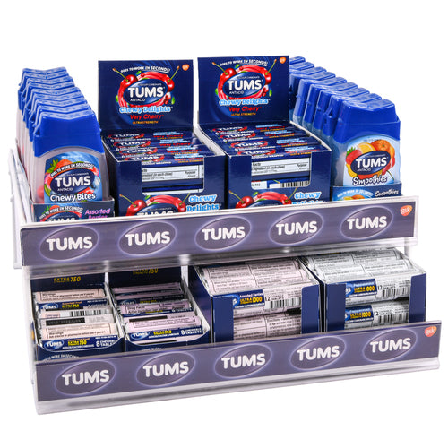 Tums Counter Rack tums antacid assorted display -- 90 per case – Dollaritem.com