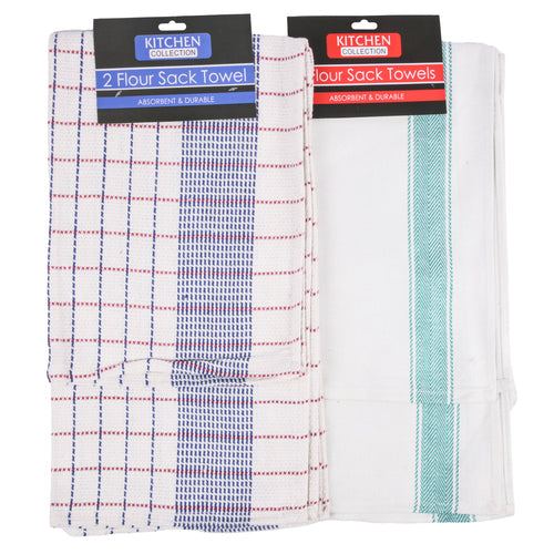 kitchen towel asst styles 19x29 2pk -- 72 per case