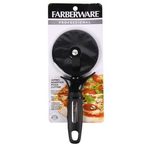 farberware jumbo pizza cutter nonstick black -- 48 per case