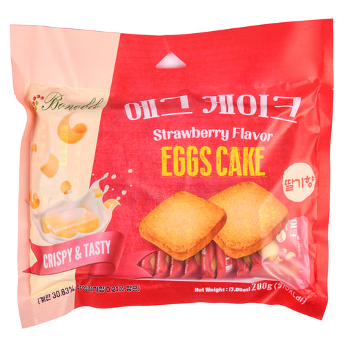 bonoble eggs cake strawberry 200 gr -- 16 per case