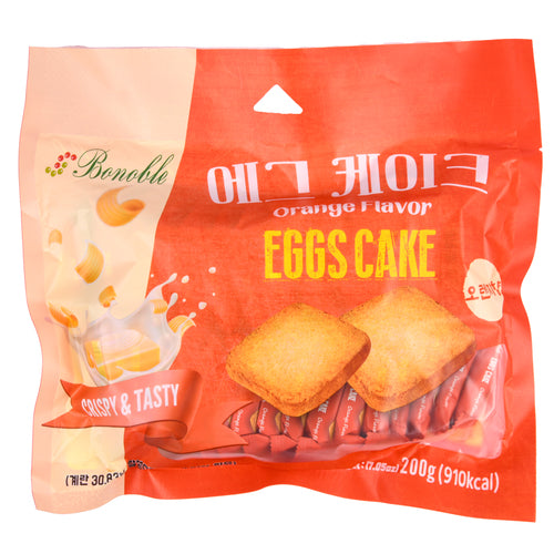 bonoble eggs cake orange 200 gr -- 16 per case
