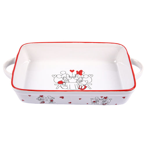 minnie mickey bake dish rectangle w handles -- 8 per case