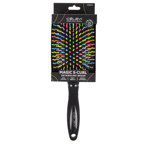 celavi magic s-curl hair detangling brush -- 12 per box