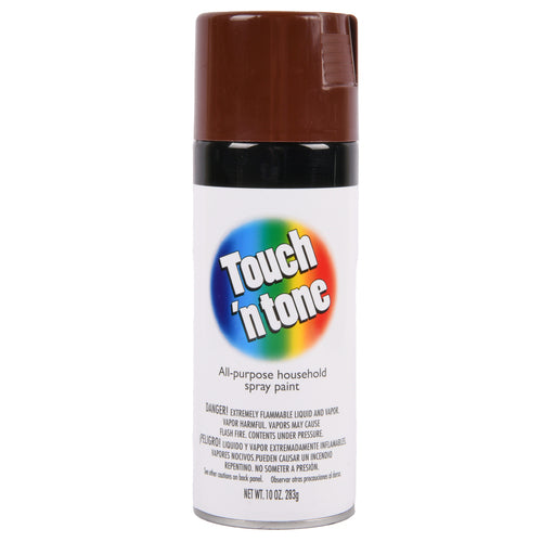 touch n tone all purpose paint leather brown 10-oz -- 6 per case