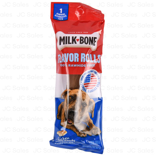 milk bone flavor rolls chicken dog treat 2.2 oz -- 15 per case