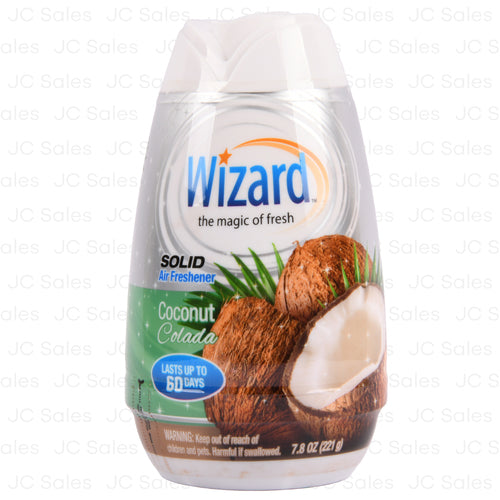 wizard solid freshener coconut colada 7.8 oz -- 12 per case