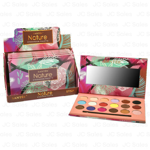 santee 18 shades eyeshadow 6ct disp -- 6 per box