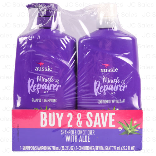aussie shampoo conditioner 26.02 oz ea -- 4 per case