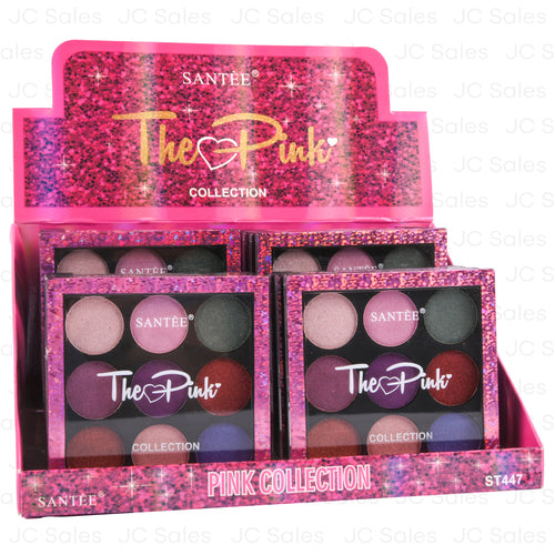 santee the pink collection eyeshadow palette -- 12 per box