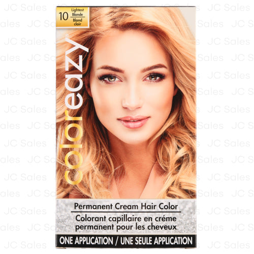 coloreazy permanent hair color lightest blonde -- 12 per case ...