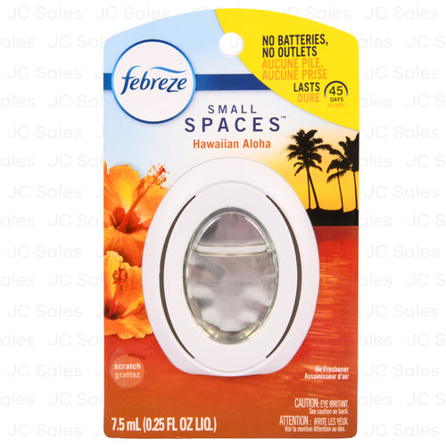 febreze small spaces hawaiiam aloha scent .75 ml -- 6 per case