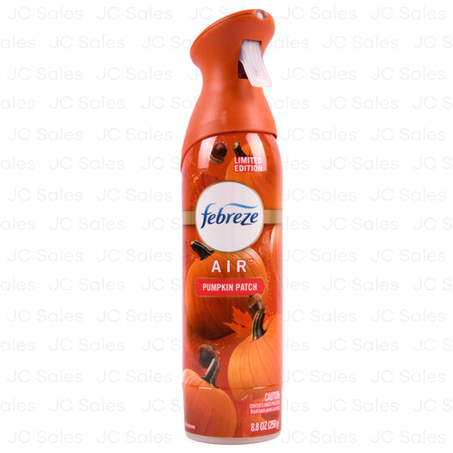 febreze air freshener pumpkin patch scent 8.8 oz -- 6 per case