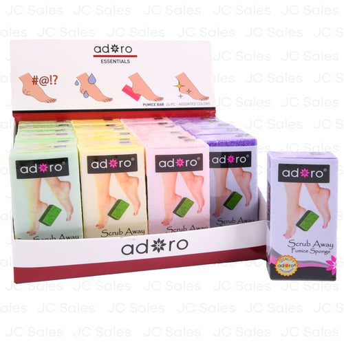 pumice stone scrub away asst color -- 24 per box