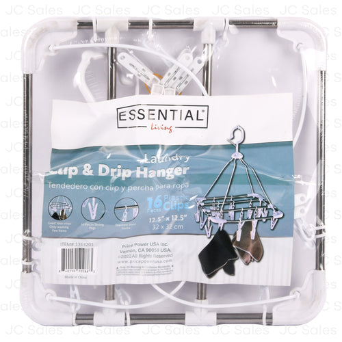 essential laundry clip drip hanger 12.5x12.5 -- 12 per case