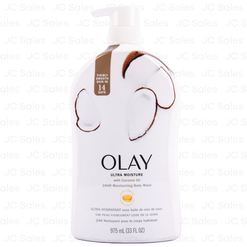 olay body wash ultra moisture w coconut oil 33 oz -- 4 per case