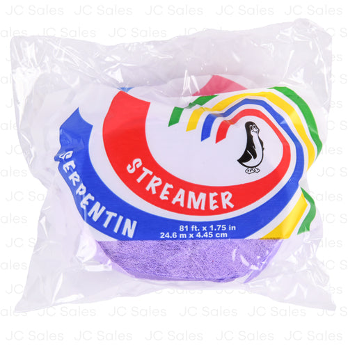 so nice party streamer laveder 81ftx1.75 -- 12 per box