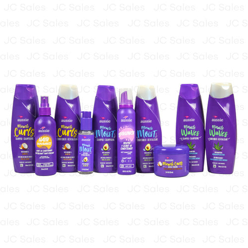 aussie hair care styling assorted display -- 51 per case