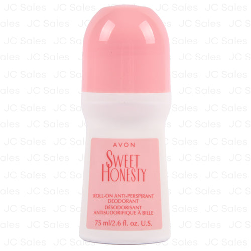 avon roll on deodorant sweet honesty 2.6 oz -- 120 per case