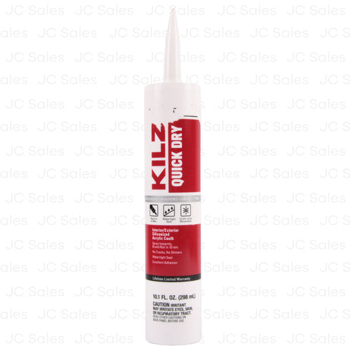 kilz quick dry paint white 10.1 oz -- 12 per case