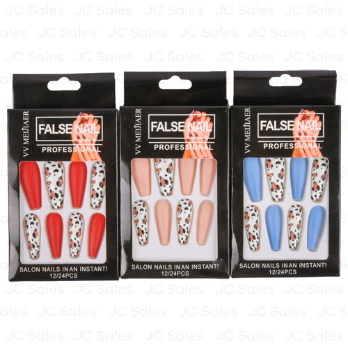 vv meijiaer false nail asst 12pc -- 12 per box