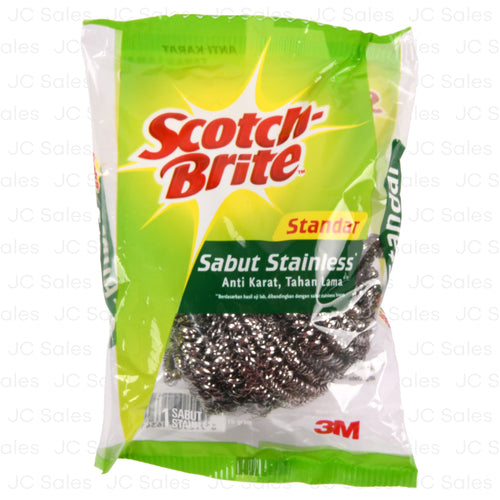scotch brite stainless steel scourer -- 96 per case