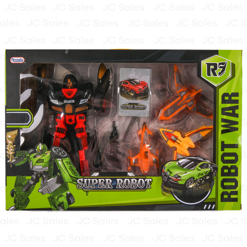 transforming robot w accessories 7.5 -- 12 per case