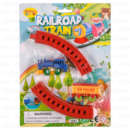 toy railroad train set in blister card -- 24 per box