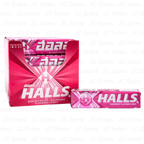 halls stick raspberry -- 20 per box – Dollaritem.com